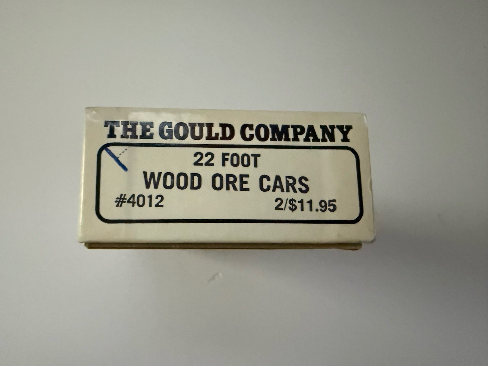 The Gould Company 22 Foot Wood Ore Cars #4012 ⬇️READ⬇️