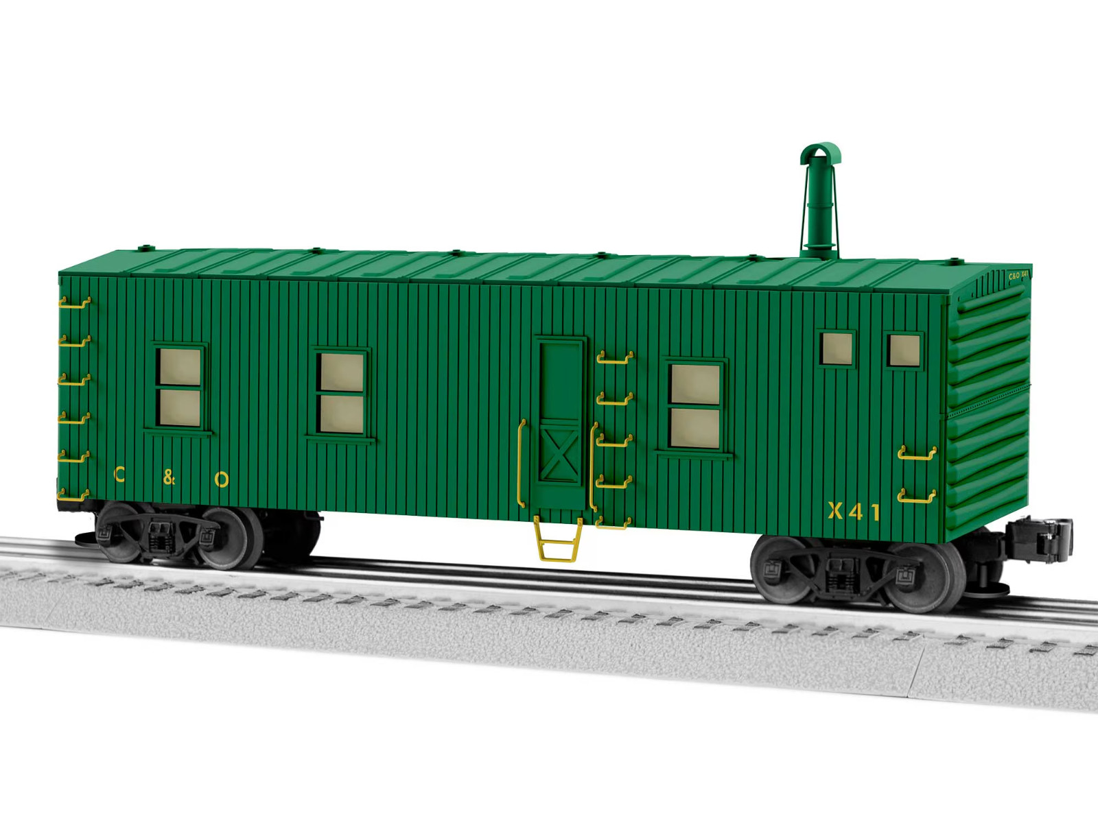 LIONEL 2126580 CHESAPEAKE & OHIO KITCHEN X41 MOW BOXCAR, SOUND, LED LIGHTS