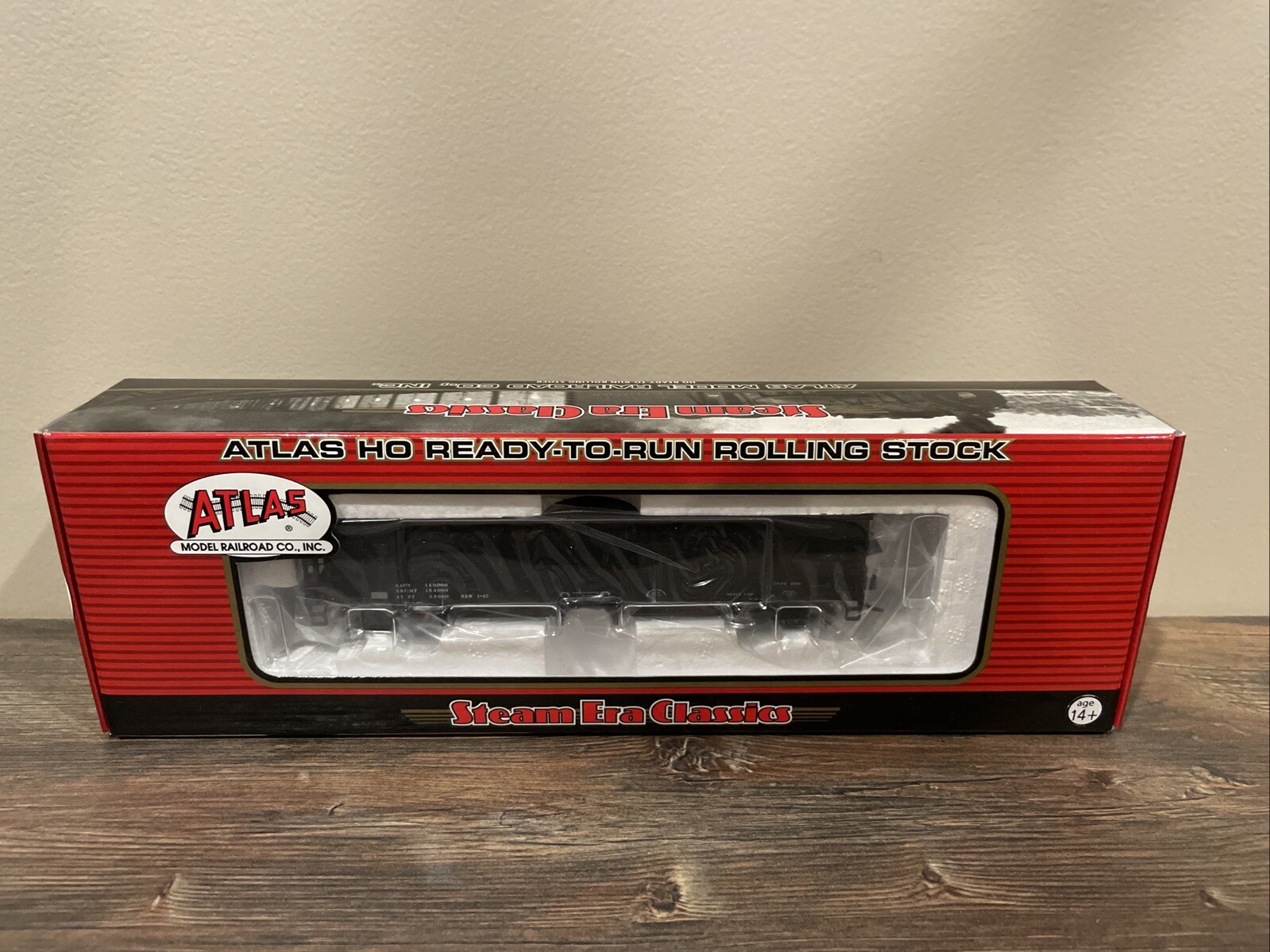 Atlas Steam Era Classics Black MP Hart Ballast Car in HO Scale #1177