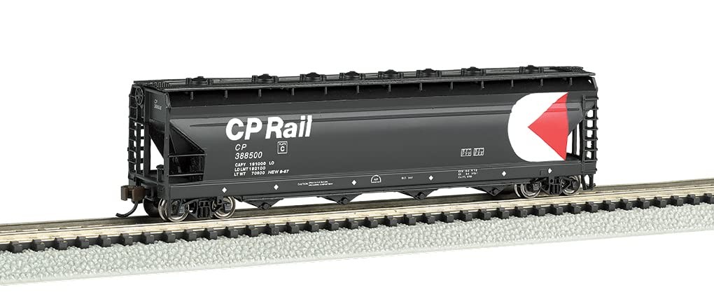 Bachmann N Scale 56ft ACF CenterFlow Covered Hopper CP Rail/Multi-Mark #388500