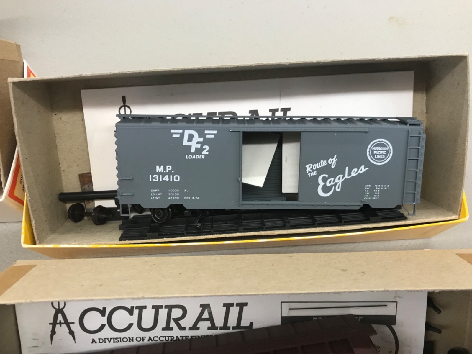 Accurail Ho Scale Lot of 4 40′ Boxcars Various Roads READ