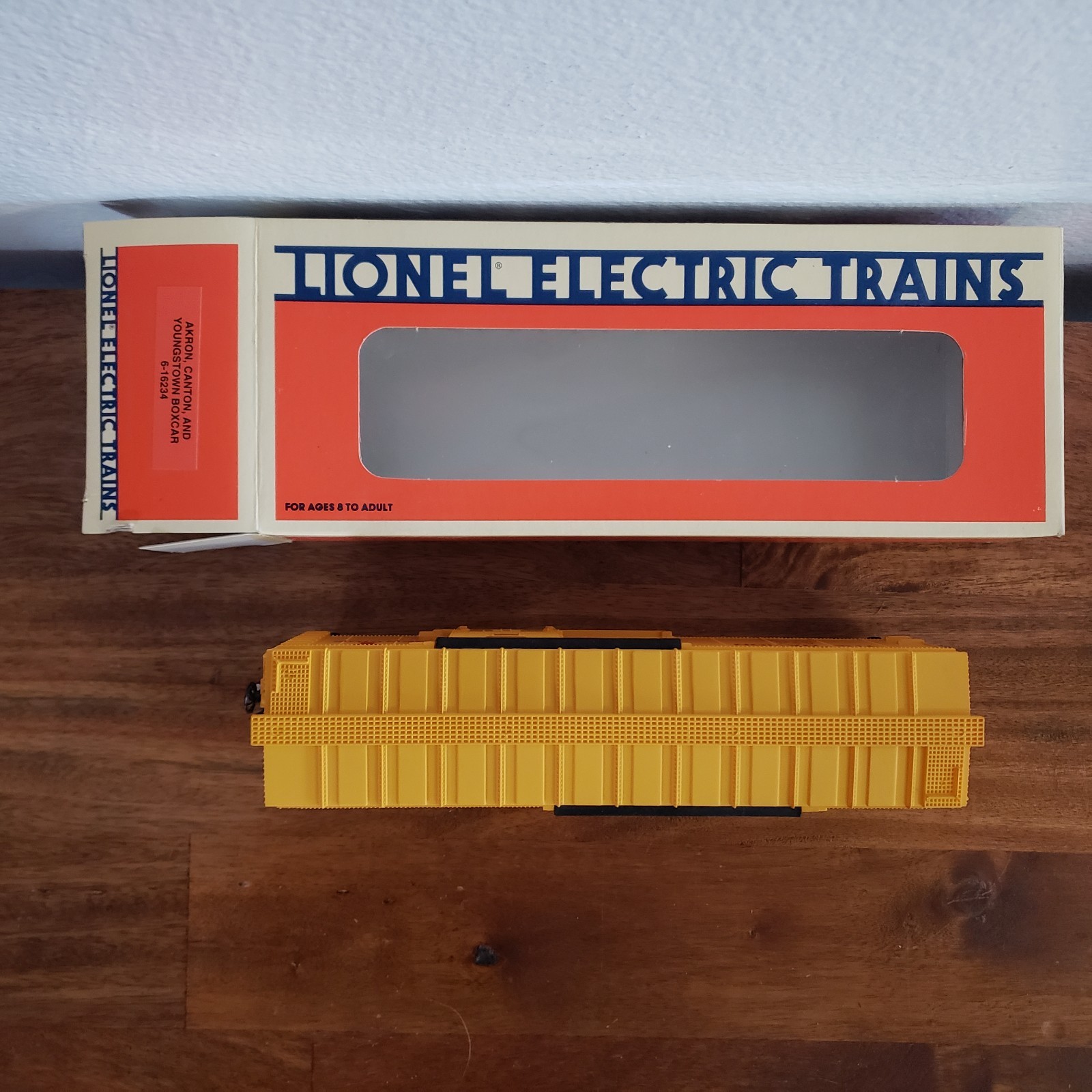 LIONEL AKRON, CANTON, & YOUNGSTOWN BOXCAR 6-16234 O & 027 GAUGE