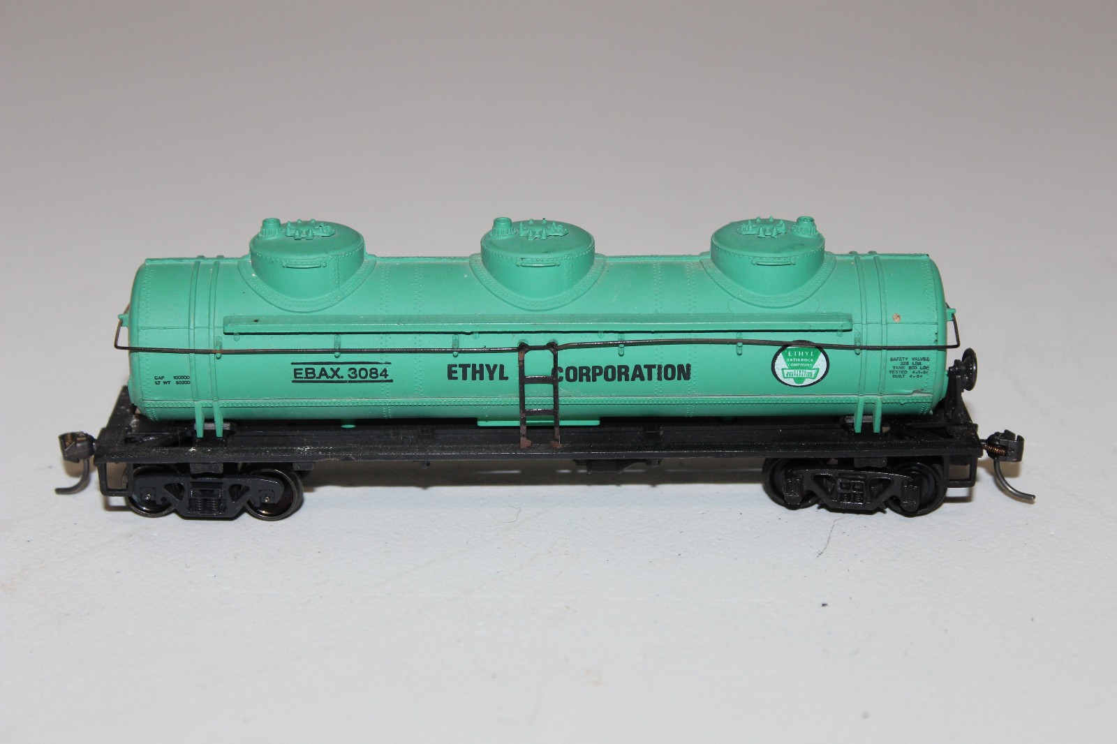 Lot of 3 HO Tank Cars, Ethyl Corporation, Phillips 66 & Allstate Motor Oil