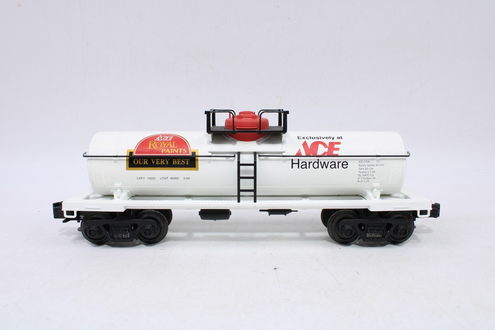 Industrial Rail IDM ACE-99 O Scale Tank Car Ace Hardware ACE-99