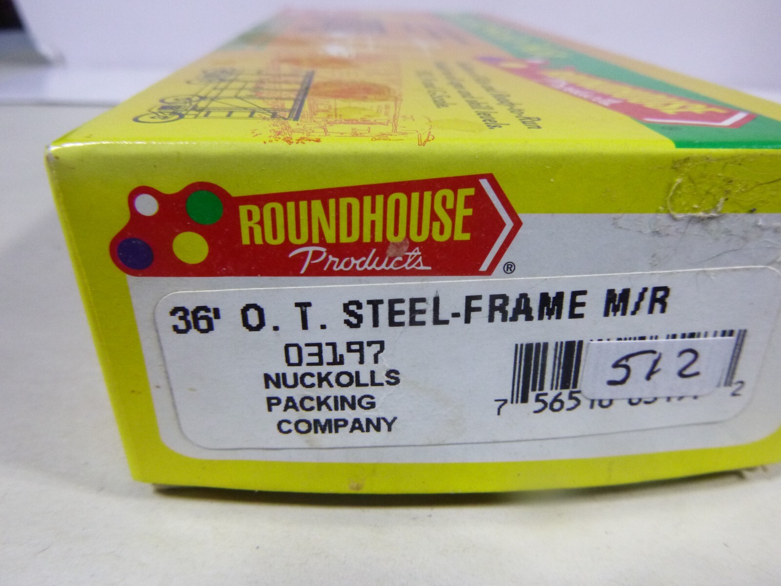 #512 HO ROUNDHOUSE KIT- NUCKOLLS PACKING-PUEBLO COLORADO-36’REEFER