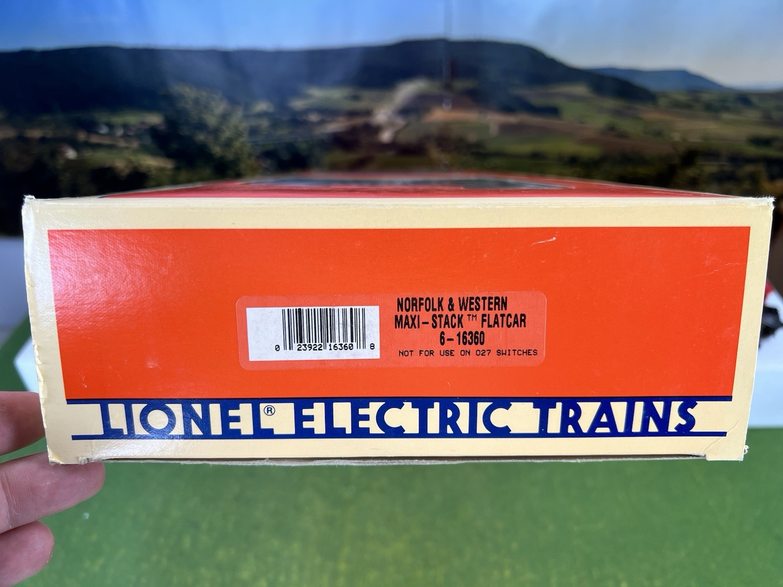 LIONEL NORFOLK & WESTERN MAXI-STACK FFLATCAR 6-16360, O GAUGE, LNIB