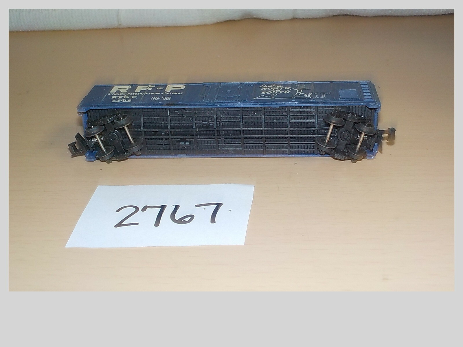 Life Like 7735 N Richmond Fredericksburg & Potomac 70 Ton 50′ Boxcar RF&P 2802
