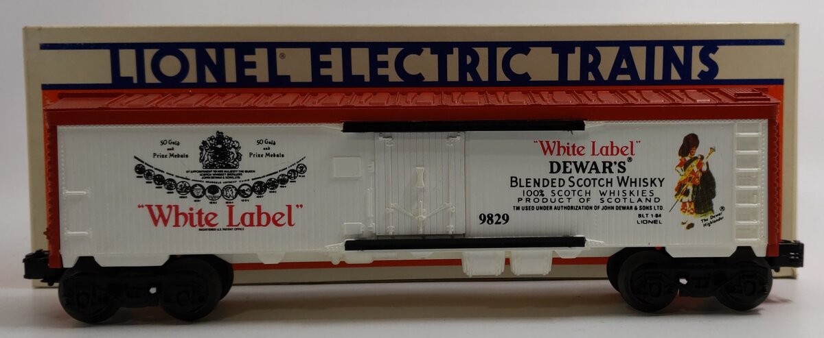 Lionel 6-9829 O Gauge Dewars Billboard Reefer LN/Box