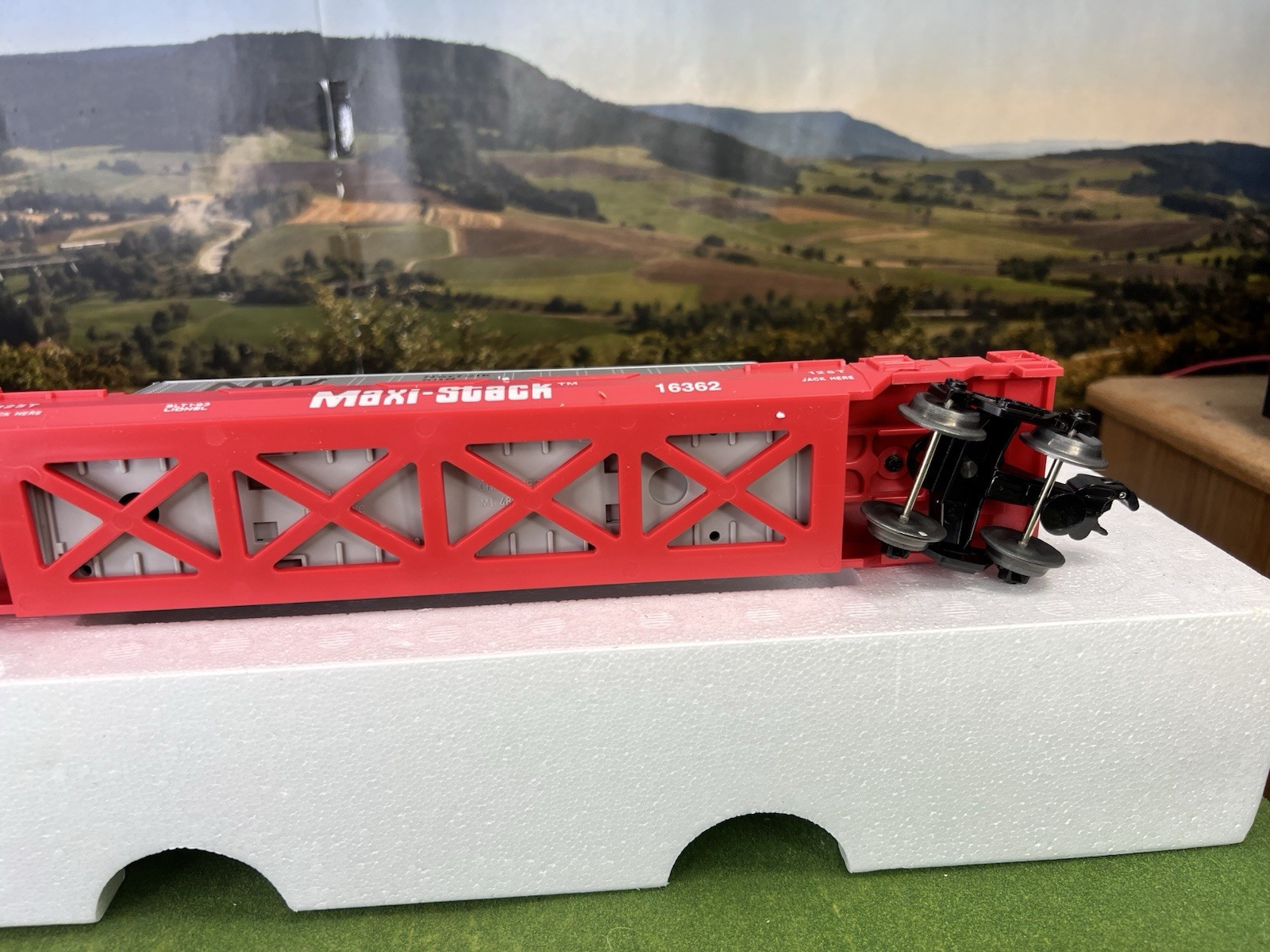 LIONEL NORFOLK & WESTERN MAXI-STACK FFLATCAR 6-16360, O GAUGE, LNIB