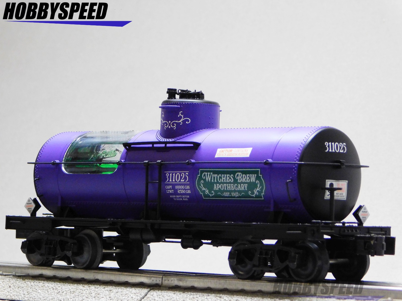 LIONEL HALLOWEEN WITCHES BREW 8K GALLON TANK CAR O GAUGE train car 2526280 NEW