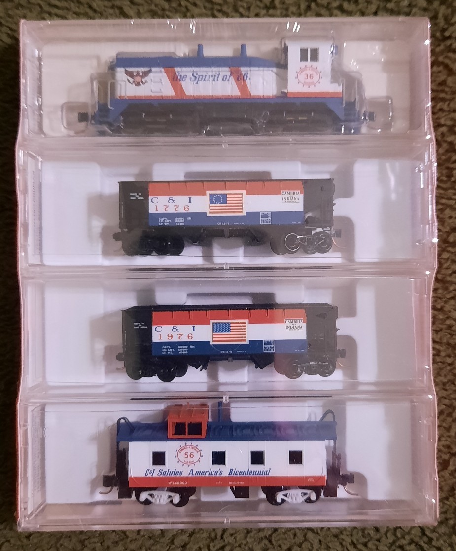 Micro-Trains 1502 Cambria & Indiana N Scale Limited Edition Set FACTORY SEALED.