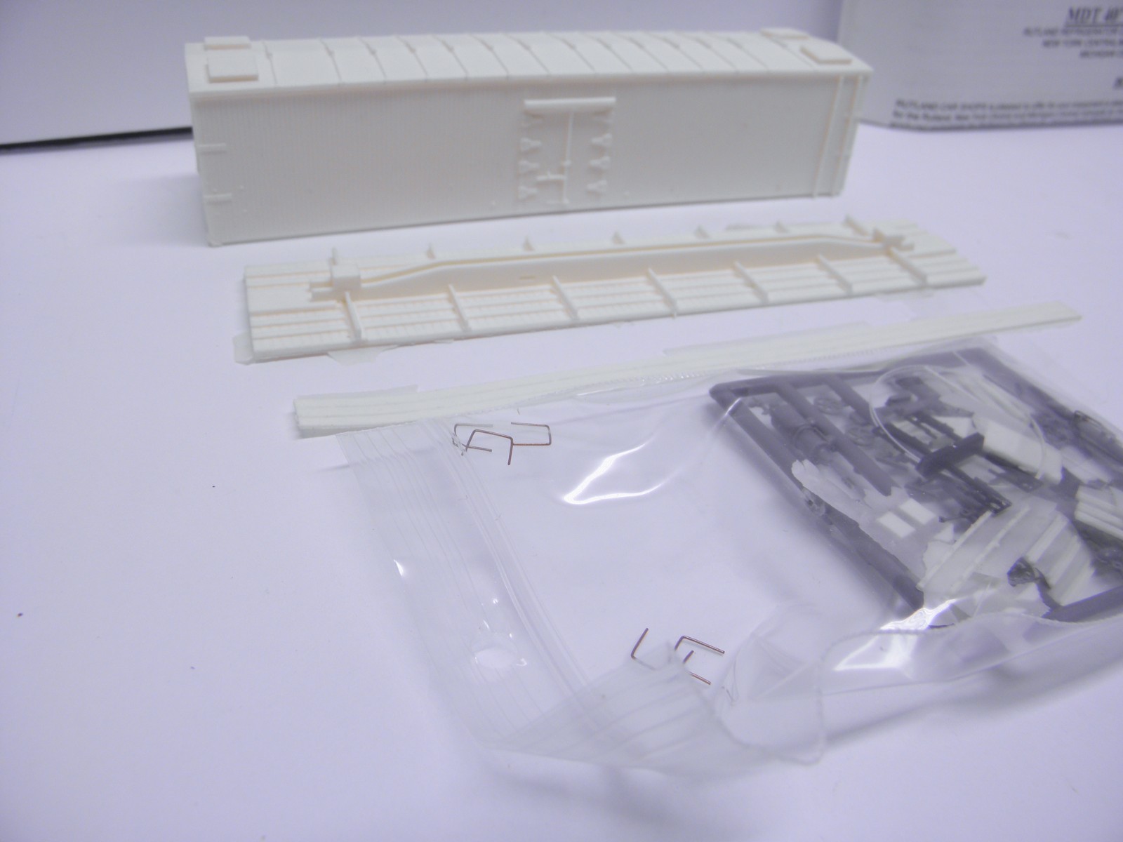 RUTLAND MERCHANTS DESPATCH – MDT 40′ REEFER CAR HO SCALE RESIN KIT – LOT 7