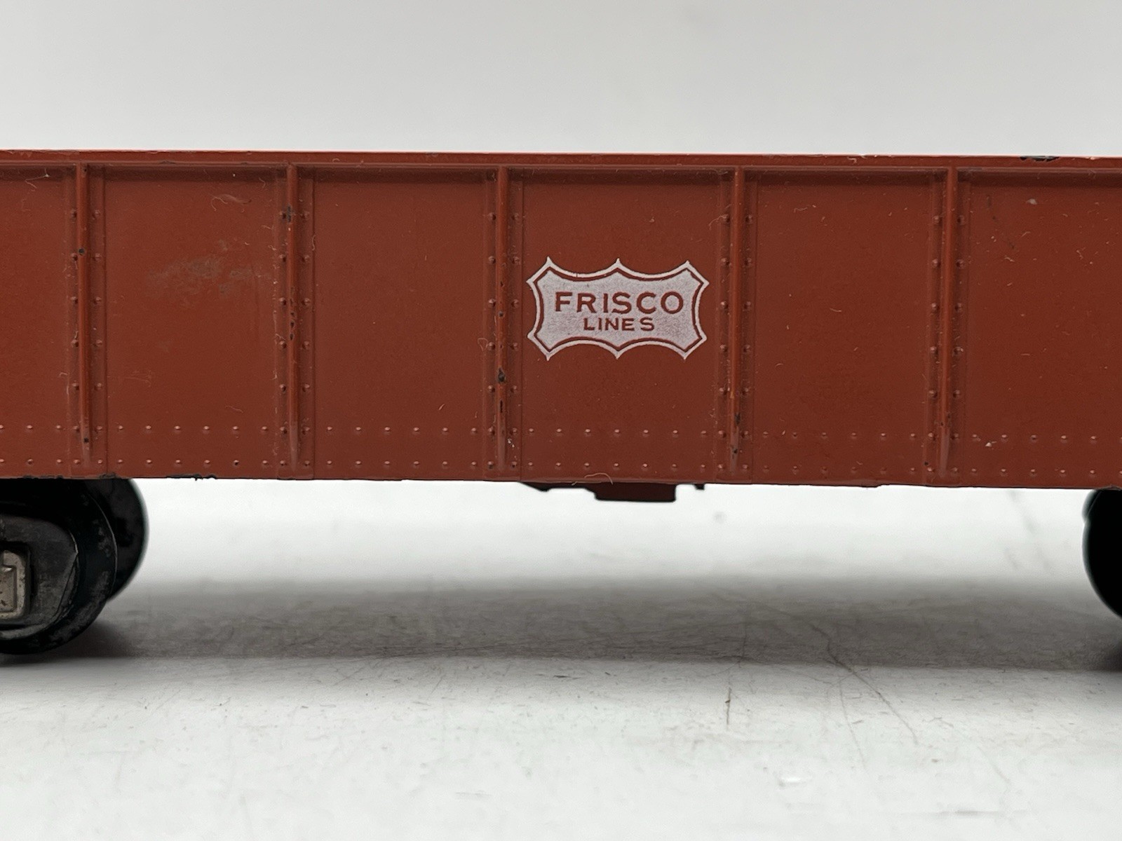 Gilbert American Flyer S Gauge Tuscan Painted 641 Frisco Gondola – 1953 Only