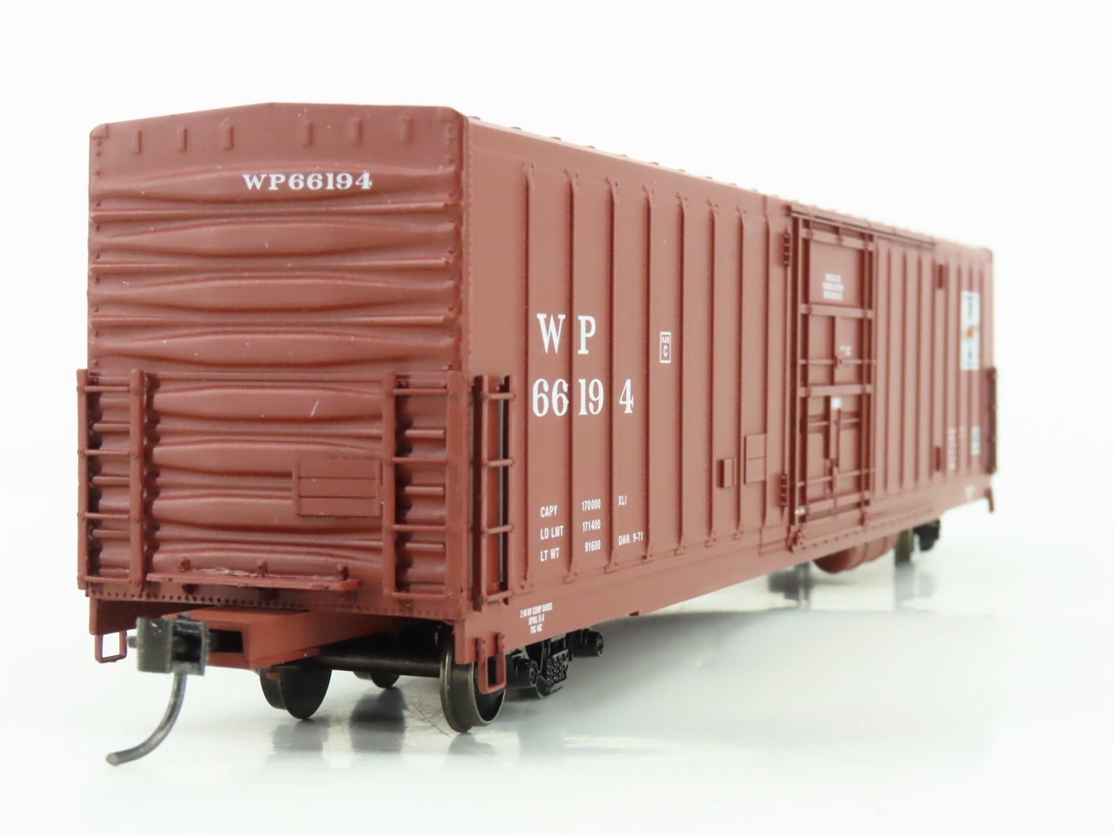 HO Scale Eel River Models ERM-1454B WP Western Pacific Feather Box Car #66194