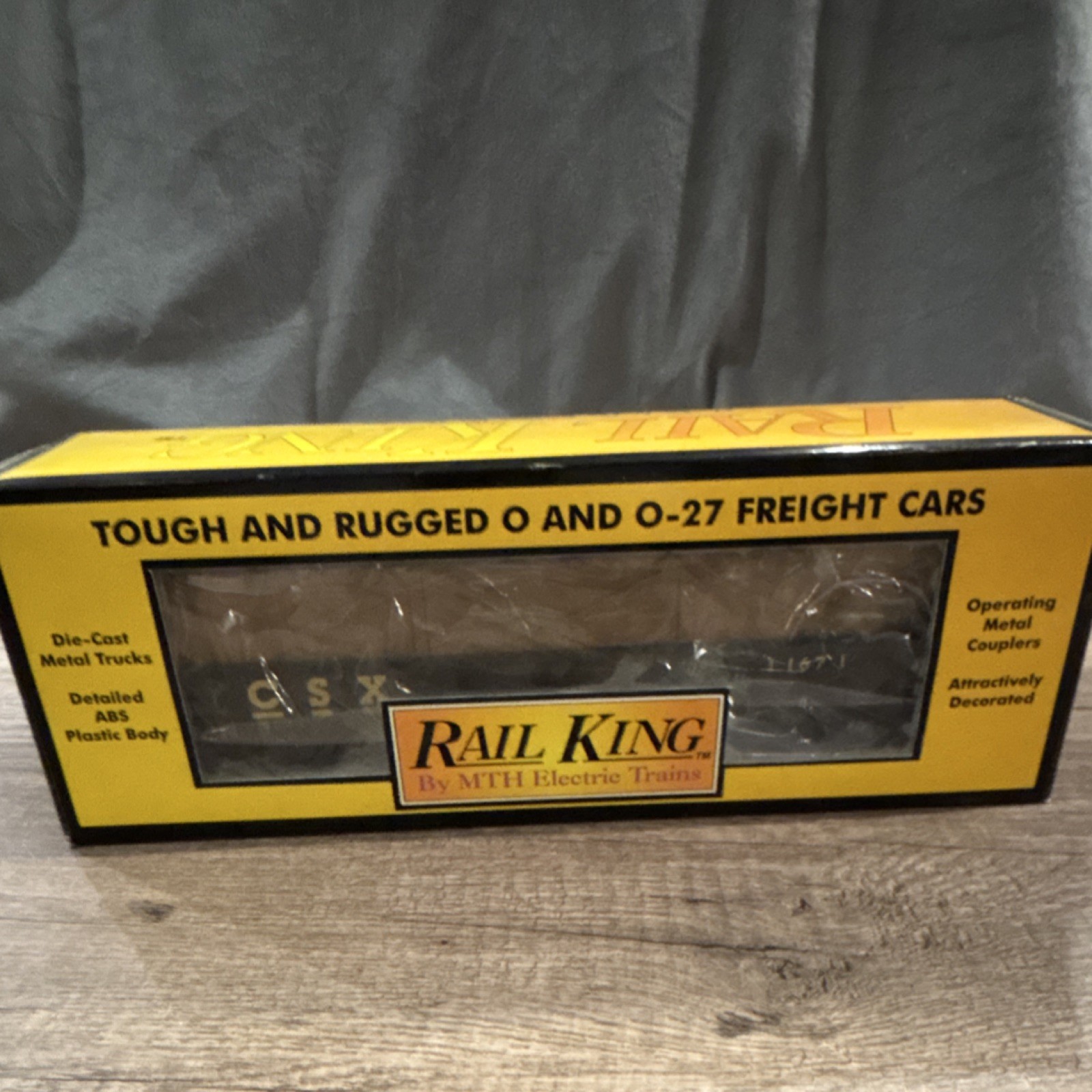 MTH Electric Trains O Scale Gondola CSX Transportation 30-7211 Diecast Plastic