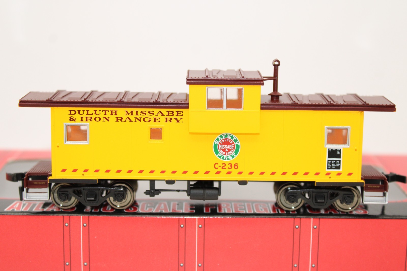 Atlas HO DM&IR Duluth Missabe Iron Range Extended Vision EV Caboose C236 1920-1