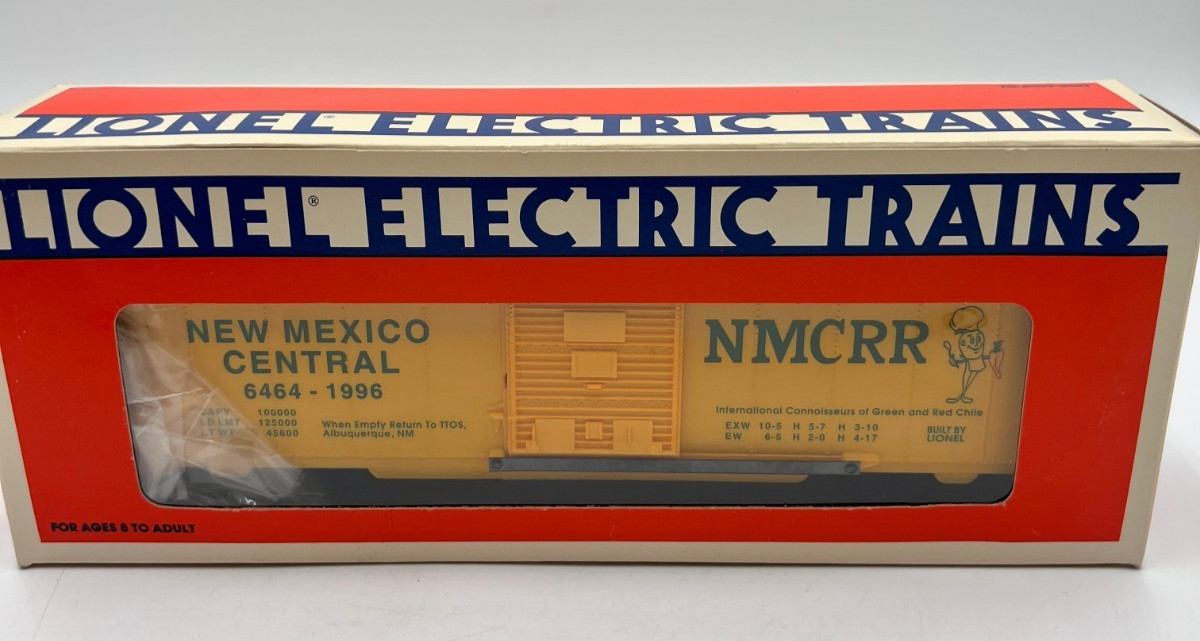 Lionel 6-52087 New Mexico Central TTOS 1996 Convention Boxcar O Gauge New w/ Box