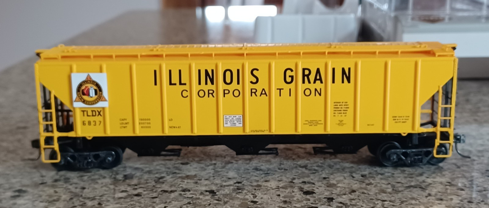 PROTO 2000-HO-4427 PS-2CD-HIGH SIDE COVERED HOPPER-ASSEMBLED-TLDX-IL-#6837-21372