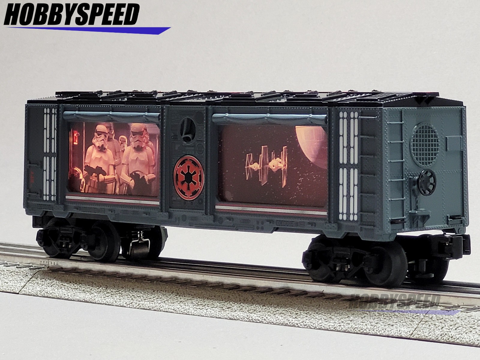 LIONEL STAR WARS EMPIRE STORM TROOPER AT-AT BOXCAR O GAUGE 2523030-STRM NEW