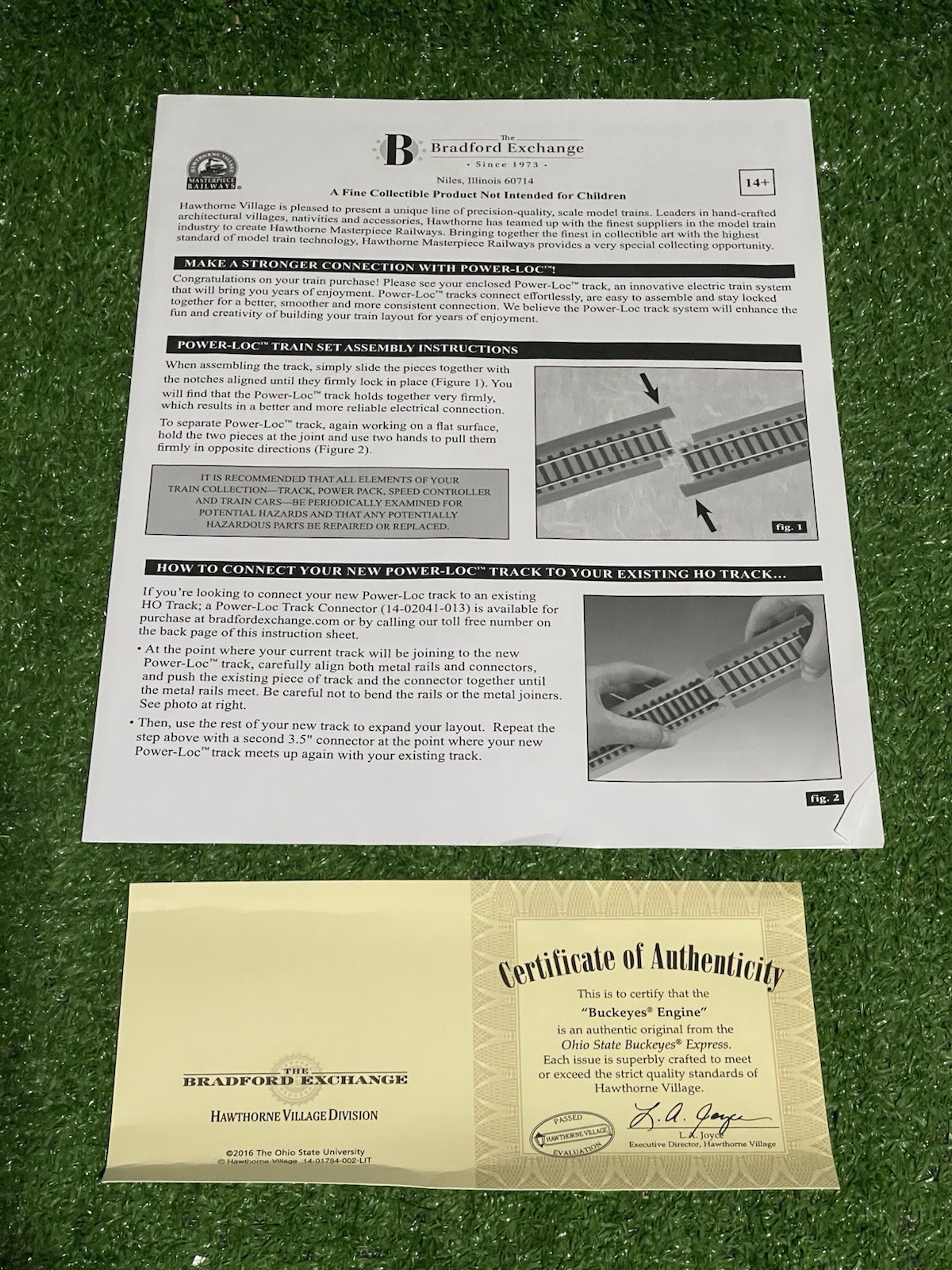 The Bradford Exchange Issue Two Ohio Express F3 Dummy Train Set