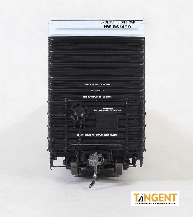 TANGENT HO Greenville 86′ Double Plug Door Box Car 25042 NW ‘Delivery 1-1978’