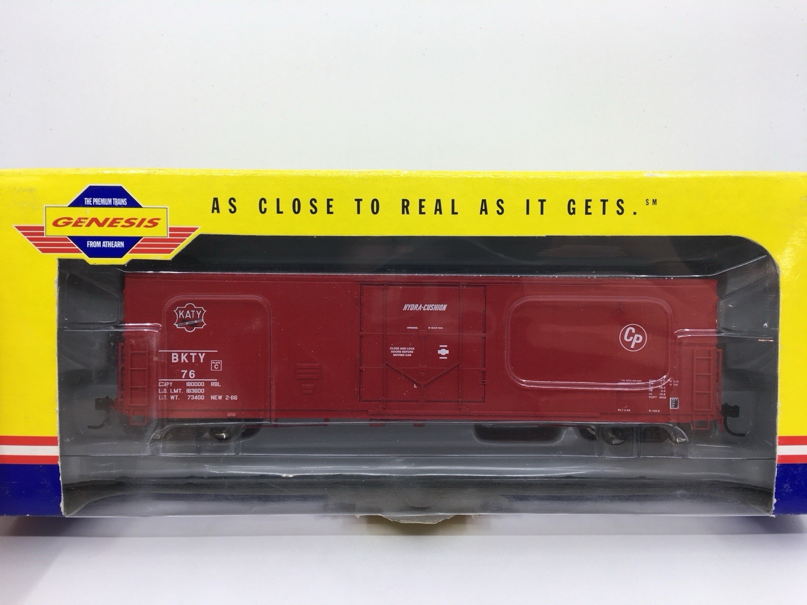 HO Athearn Genesis G4305 Missouri Kansas Texas 50’ PC&F Boxcar MKT BKTY #76