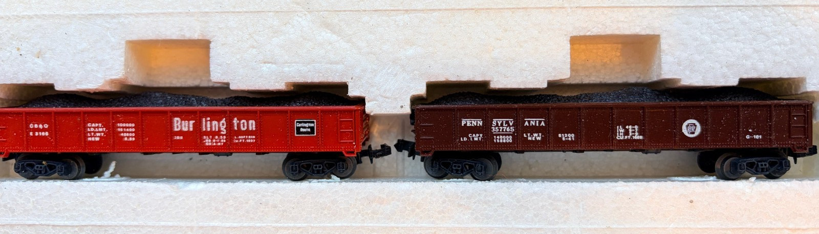 N Scale Vtg AHM Early RR Car Set Of 6 NOS With 1970s Boxes-Italy