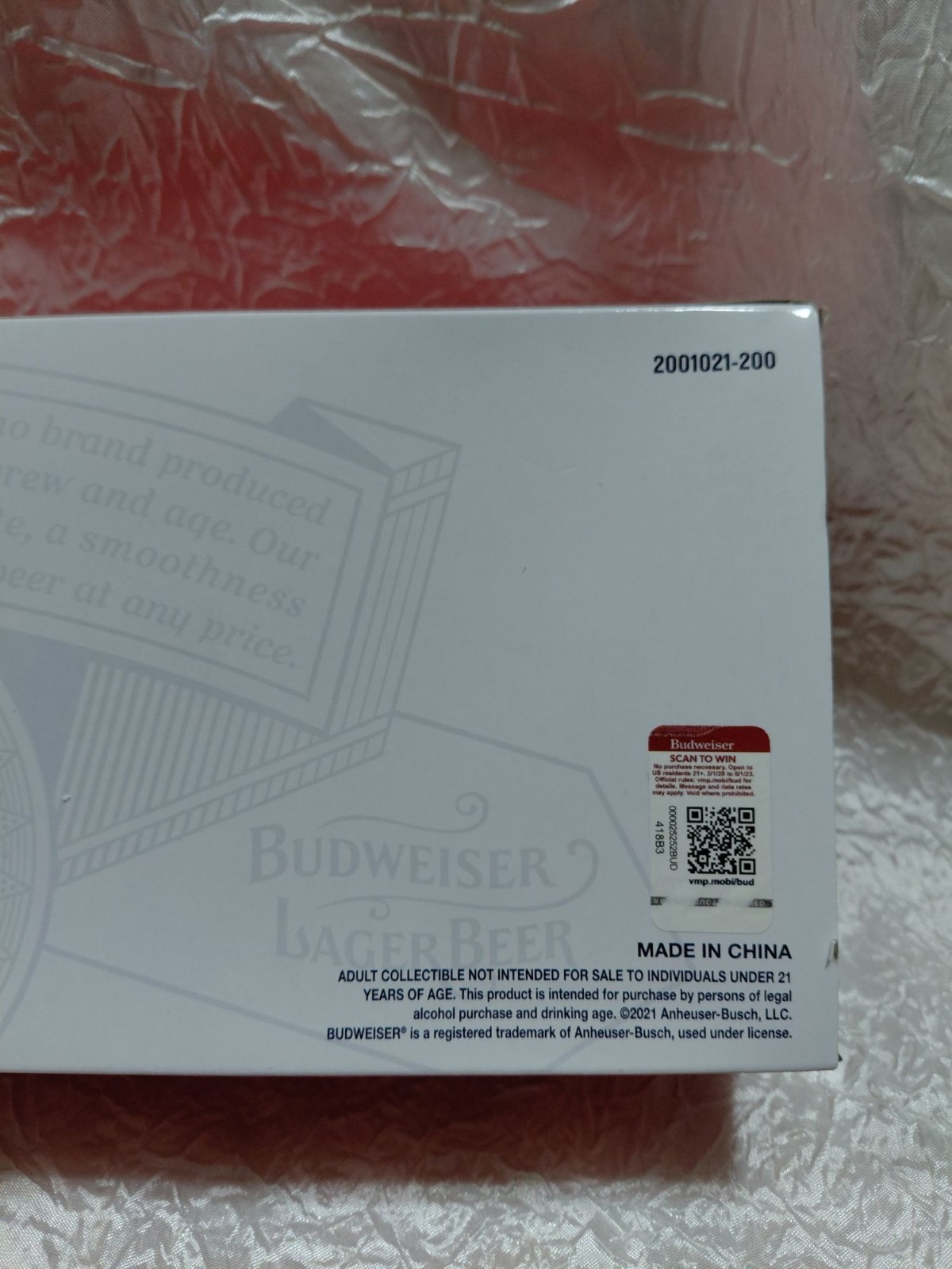 Budweiser Beer Woodside Reefer #1876 Lionel METCA Limited Edition Model Train