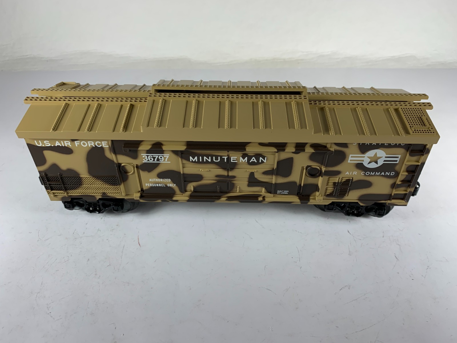 LIONEL 6-36797, OPERATION IRAQI FREEDOM MISSILEMAN CAR, NIB (2003)