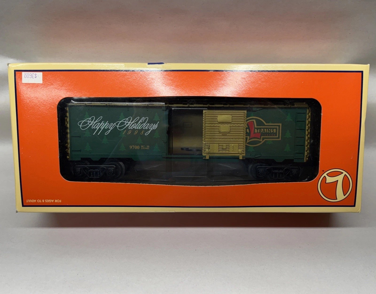 Lionel 6-16291 O Gauge 1998 Christmas Boxcar #9700 New Old Stock Free Shipping