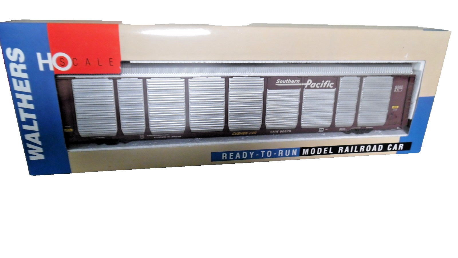 Walthers 932-4862 Southern Pacific 80826 89″Ho Tri-Level Auto Flat Car NIB