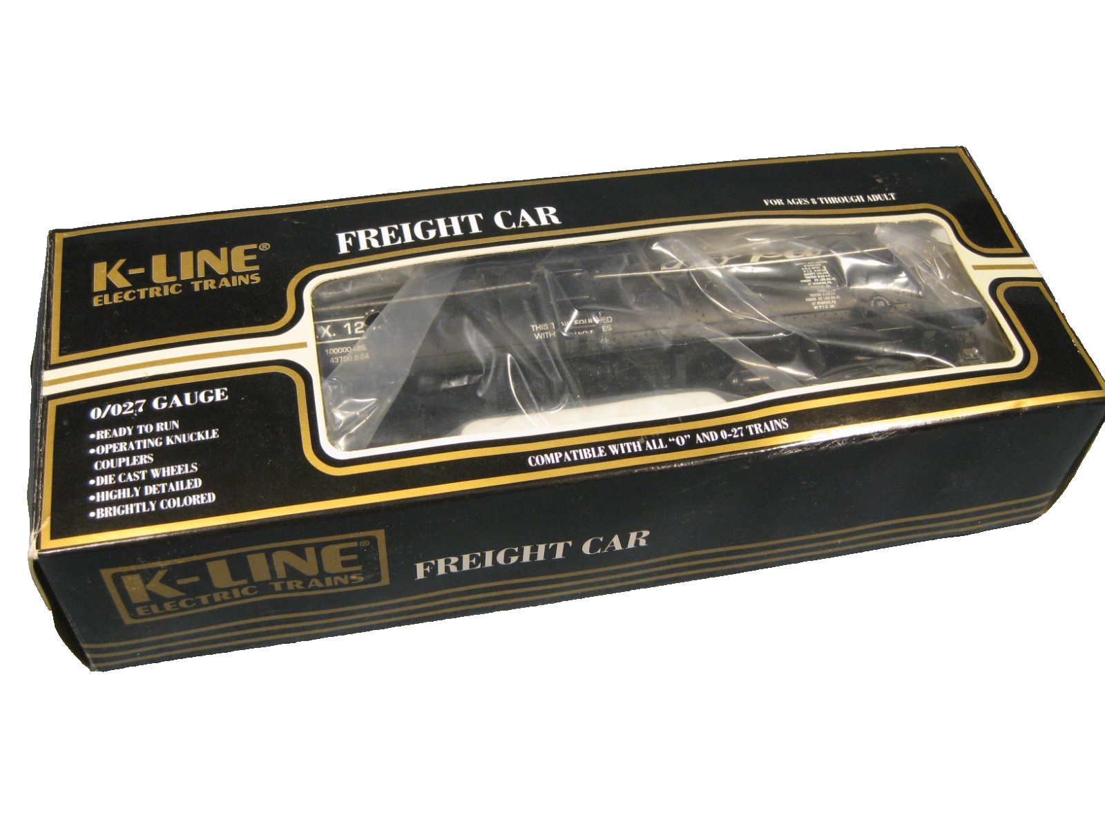 1996 New K-Line 0/27 Gauge Ford Train Fright Car K632-6001