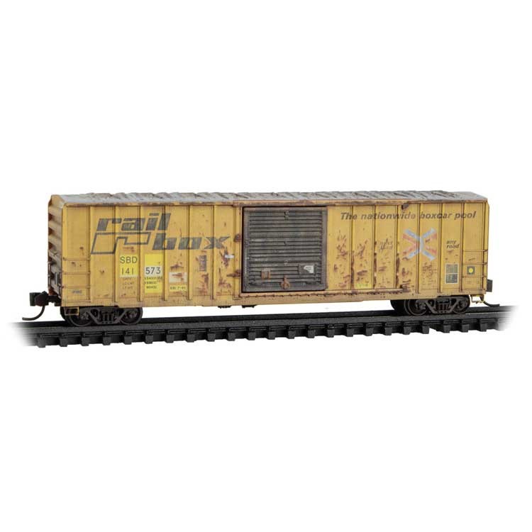 Micro Trains Line ~ N Scale ~ 50′ Rib Side Boxcar ~ Seaboard System SBD #141573