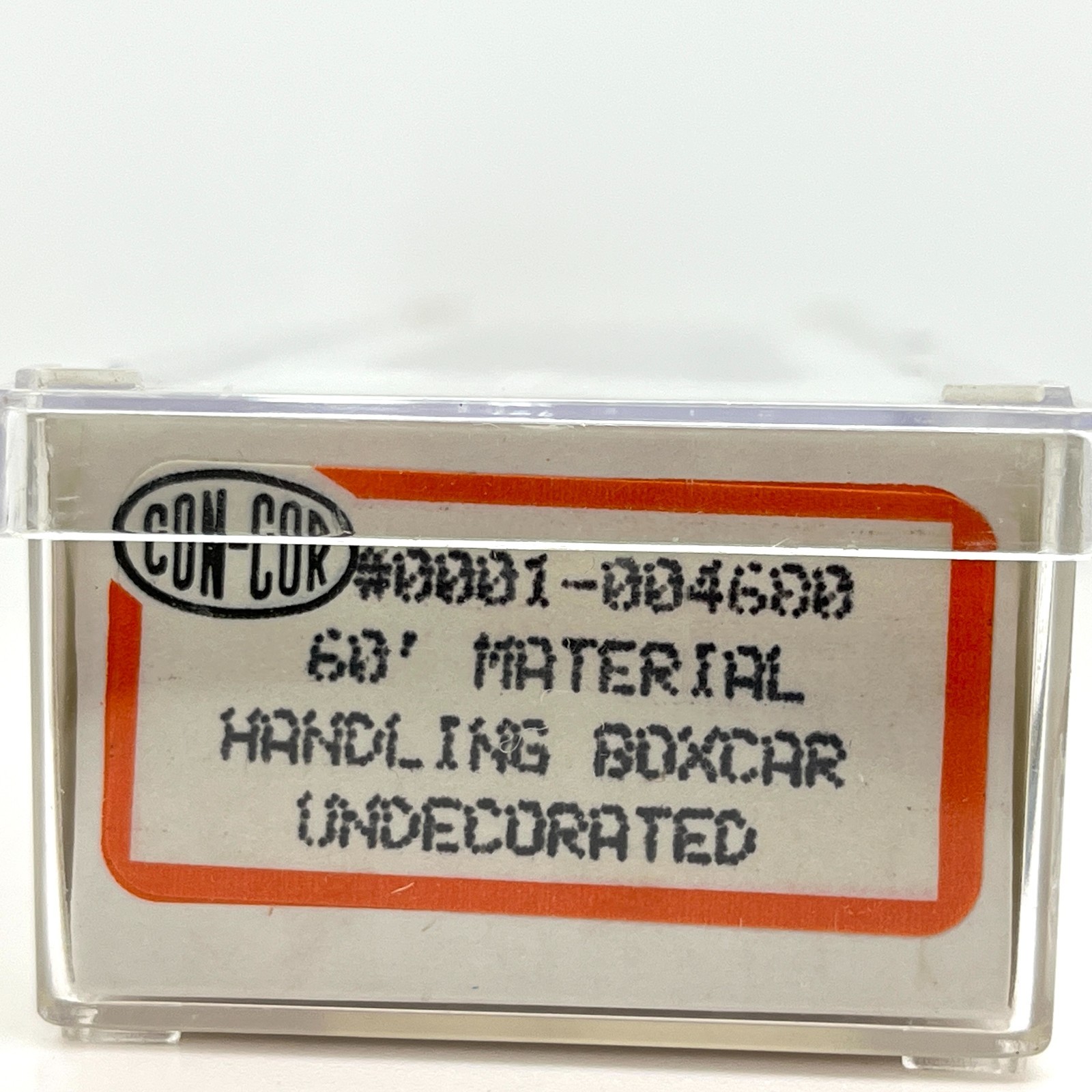Con-Cor N Scale 4600 Undecorated 60ft Material Handling Boxcar