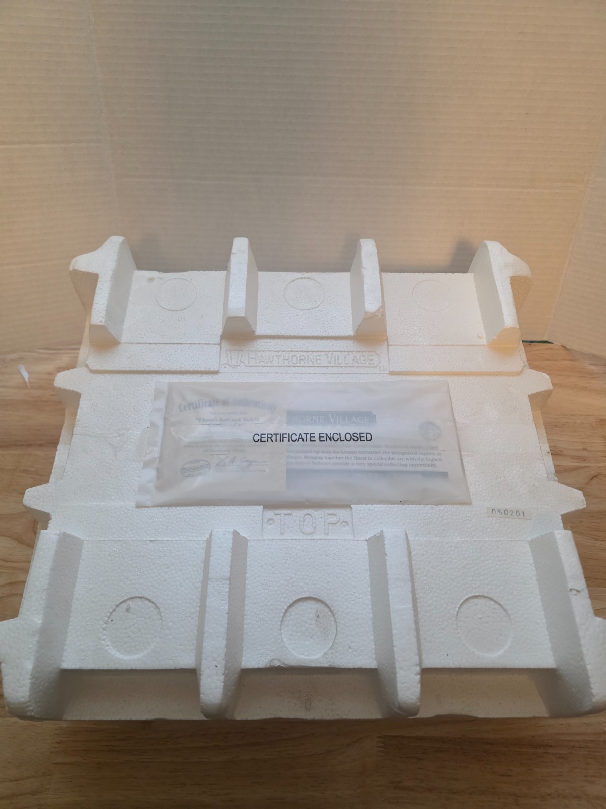 Hawthorne Village HO Thom’s Bait & Tackle Combine Car Track Set Kinkade