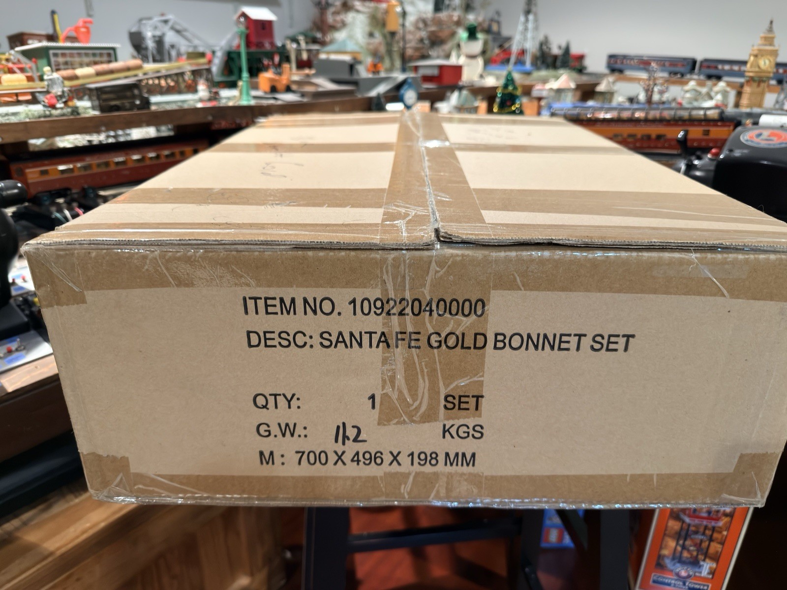 Lionel Santa Fe Gold Bonnet Set 19220-40 Complete with Original Box