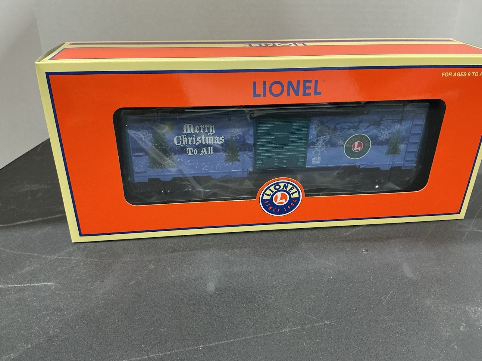 LIONEL Merry Christmas 2007 BOXCAR 6-25033 SANTA REINDEER 25033 CTS 3.2.1