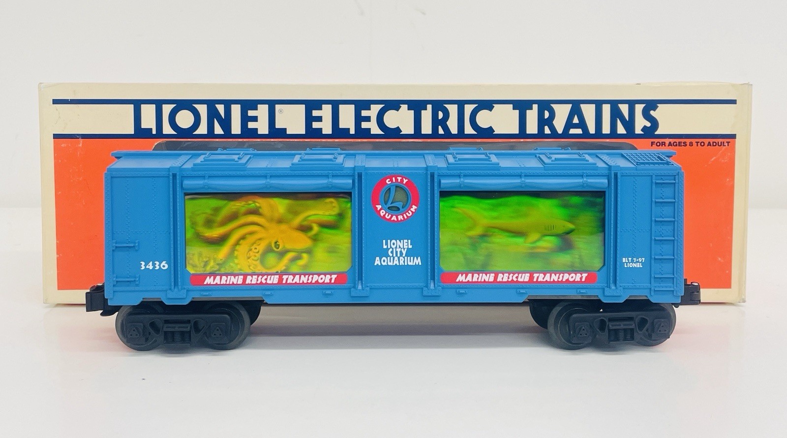 Lionel City 3D Holographic Aquarium Car #3436 6-16750 New