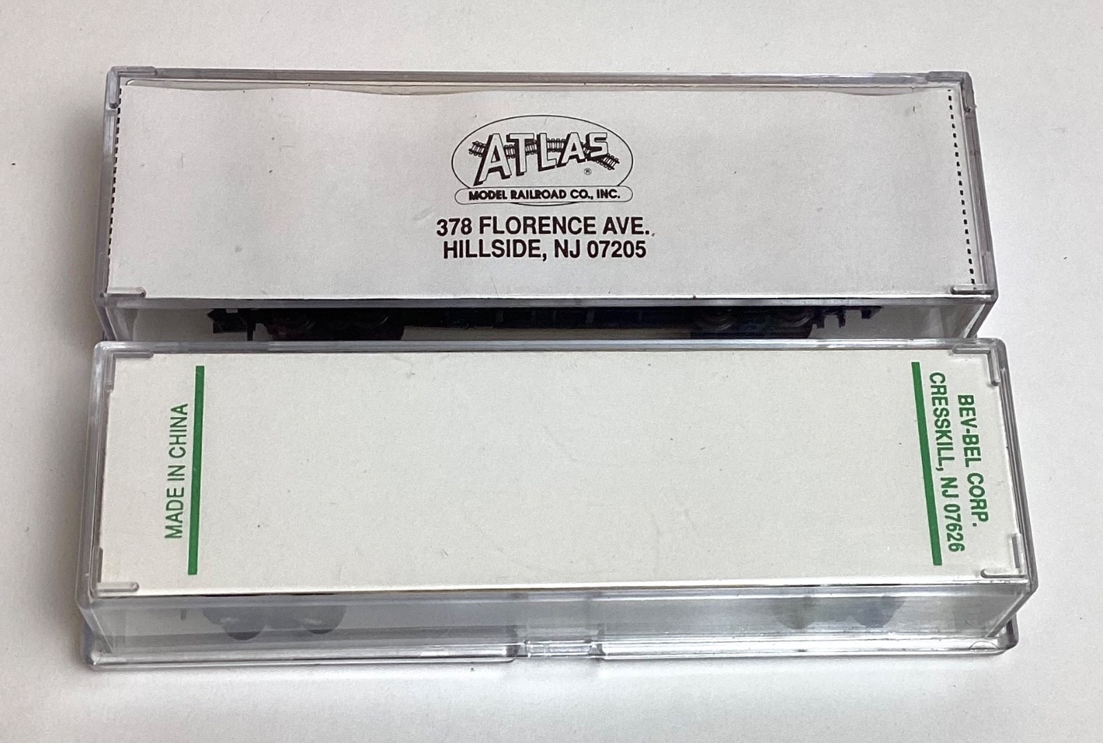 Lot of 2 Fruit Growers Express & Western Railway of Alabama Box Car 5″ x 1.5″