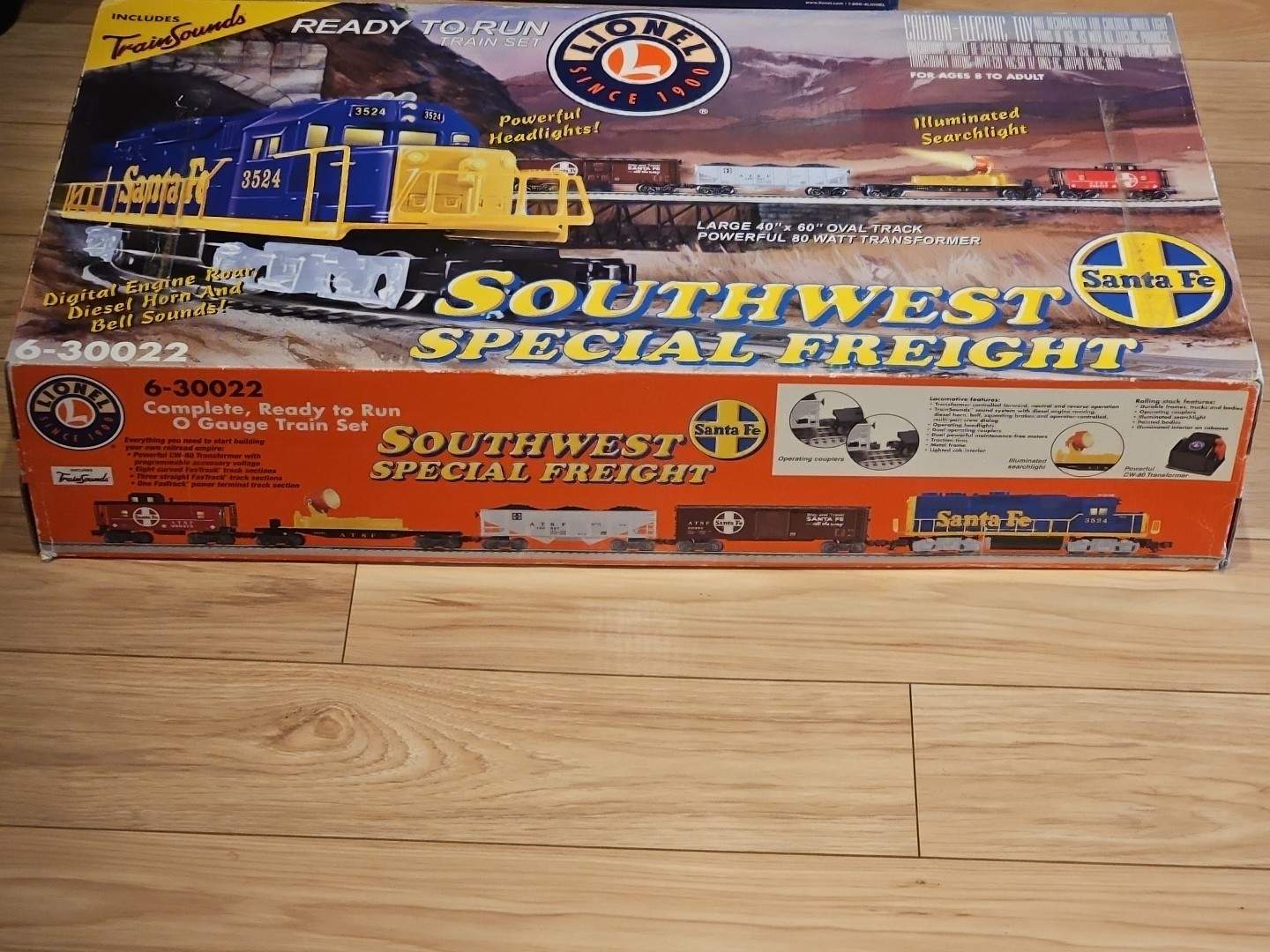 2006 LIONEL TRAIN SET SOUTHWEST SPESIAL FREIGHT 6-30022