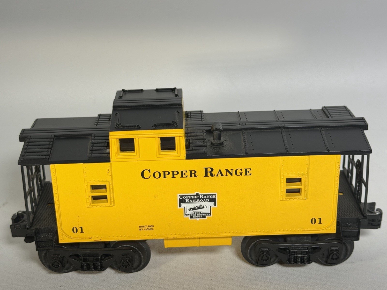 Lionel Copper Range #01 Yellow Caboose 0 Gauge 6-36541 Not Tested