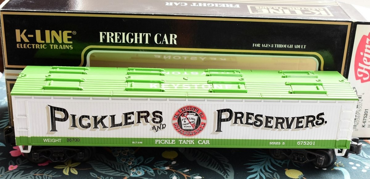 O-K-Line 675201 HEINZ Picklers & Preservers Pickle Vat Tank Car