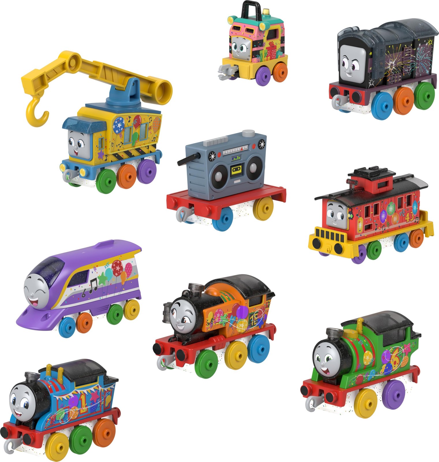 Thomas & Friends Toy Trains Gift Set Thomas’ 7 Days of Small, Multicolor