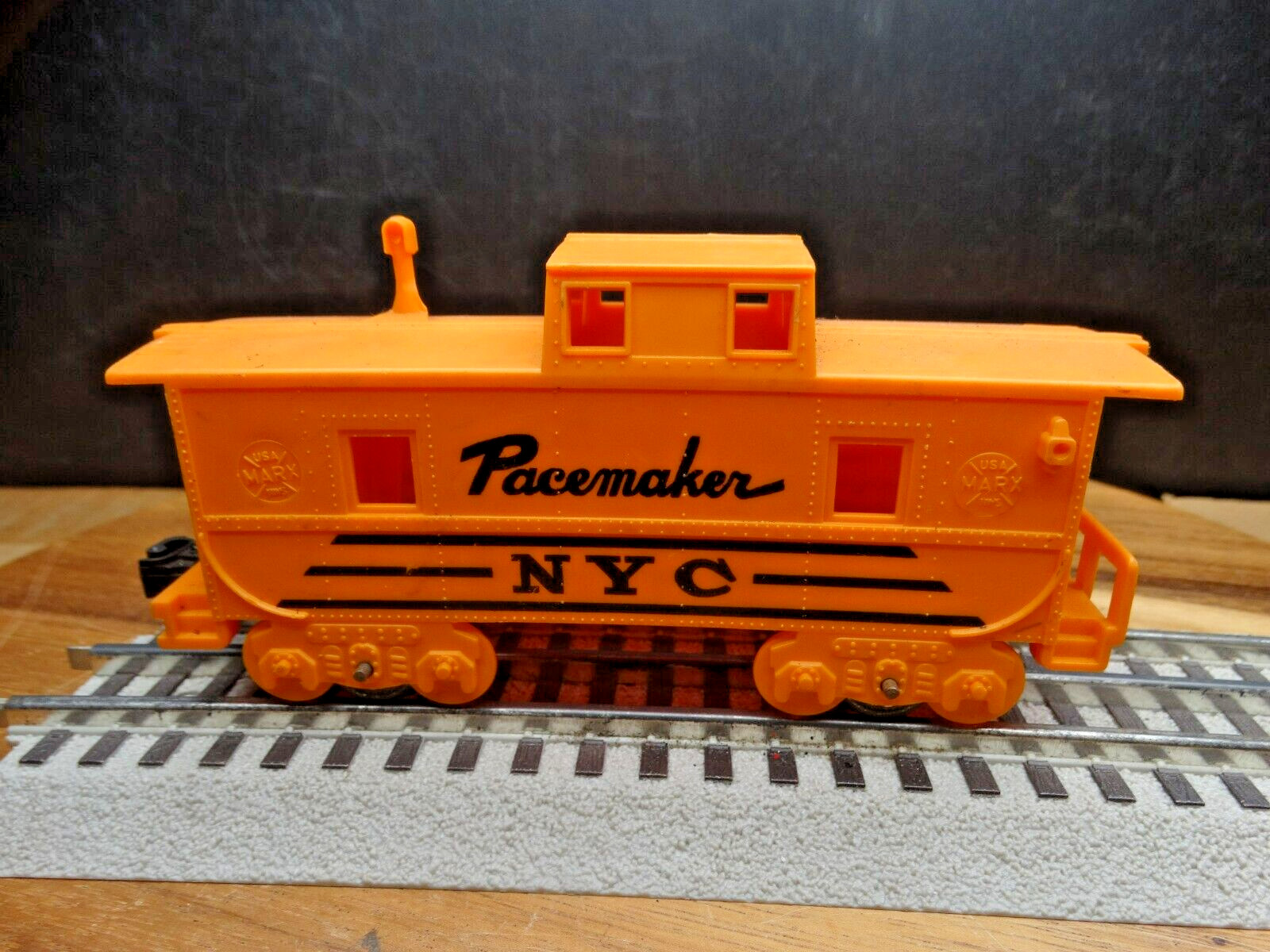 MARX O/O27 Gauge Pacemaker NYC Orange & Black Cupula Caboose