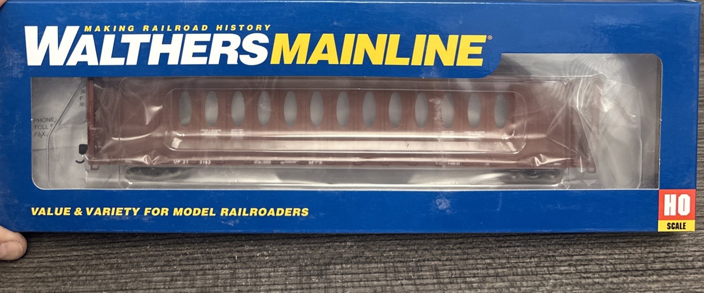 Walthers MainLine HO 910-4837 72’ Centerbeam Flatcar Union Pacific NIB