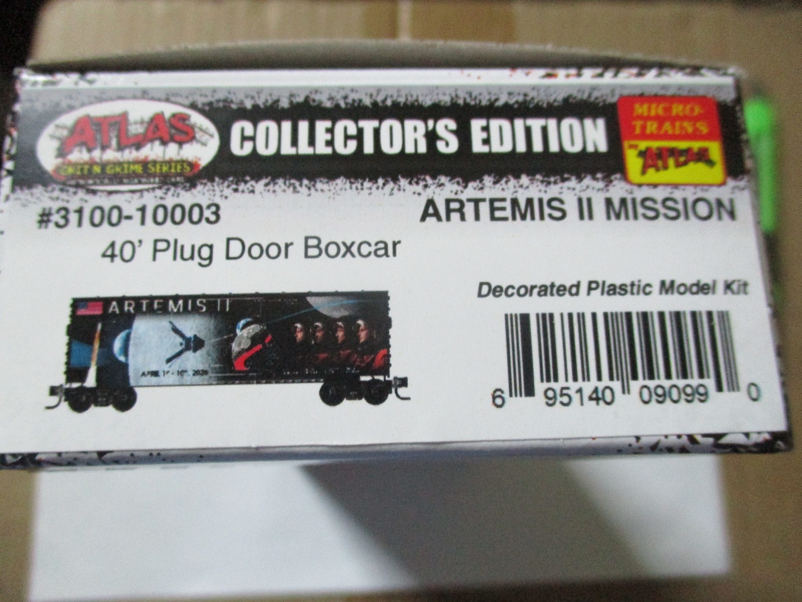 Accurail By Atlas # 3100-10003 Artemis II Mission 40′ Plug Door Box Car Kit (HO)