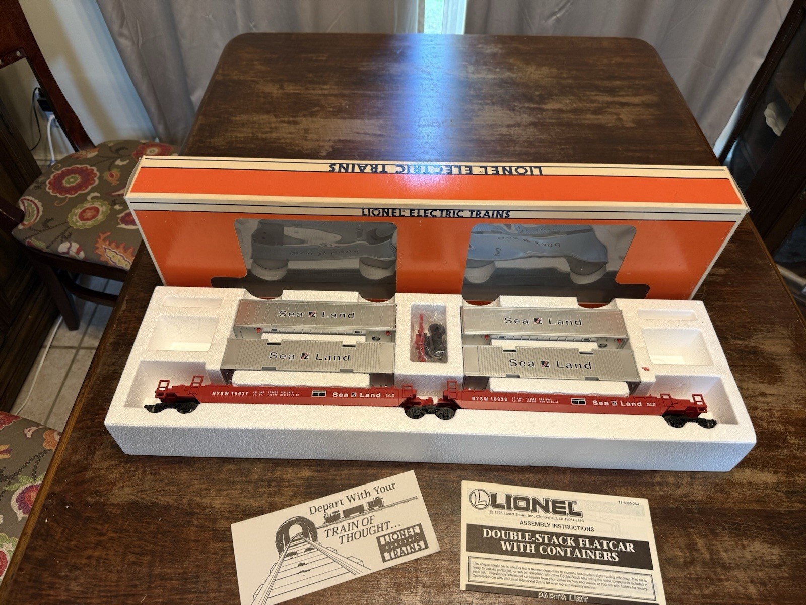 Lionel 6-16936 Susquehanna Maxi-Stack TM Flatcar Set Sea & Land 0 Scale 6-16936