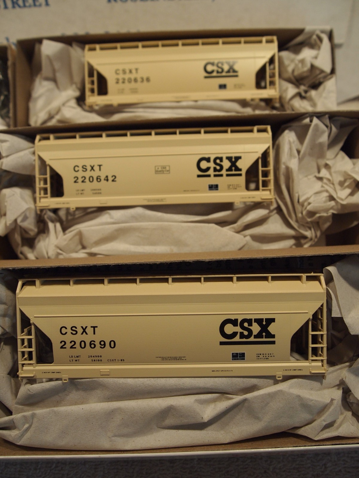 ACCURAIL C S X T 6-pack DIFFERENT No.s ACF 2-BAY CENTER-FLOS, 2-SCHEMES