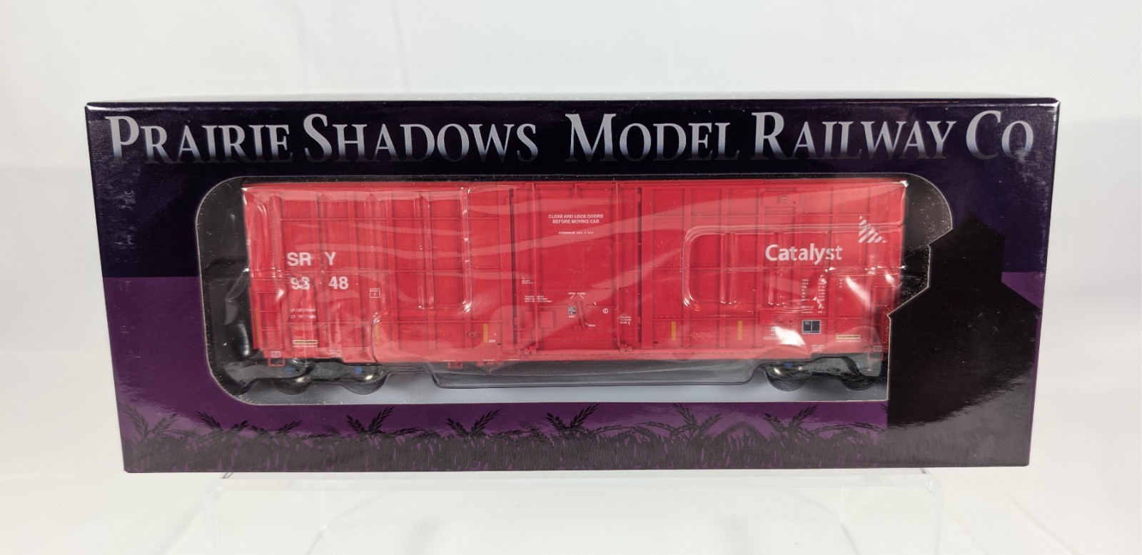 Prairie Shadows HO Trinity 6275 50′ Boxcar – SRY Catalyst 9348 – PS8024A10-02