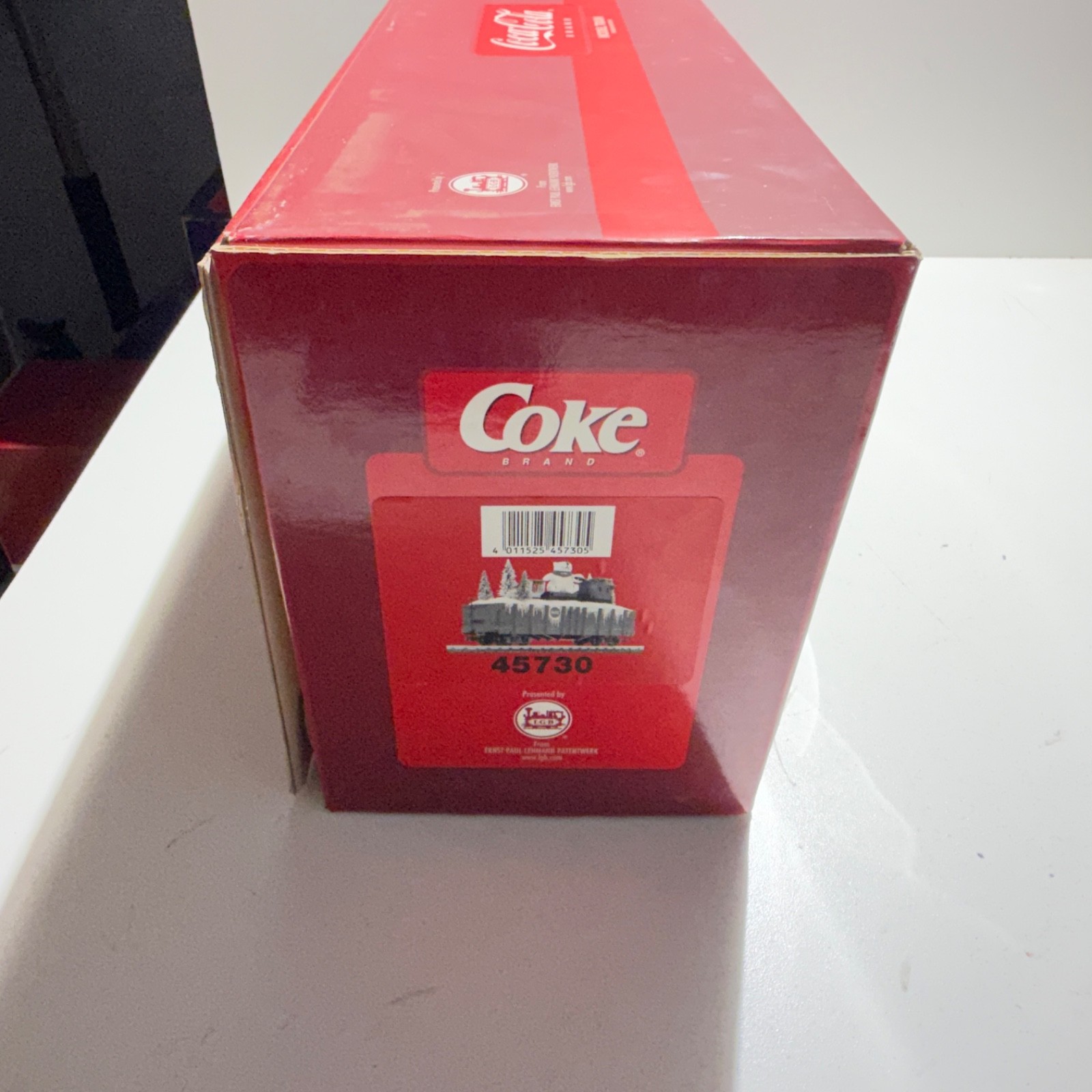 LGB #45730 G Scale Coca-Cola Christmas Gondola Boxed